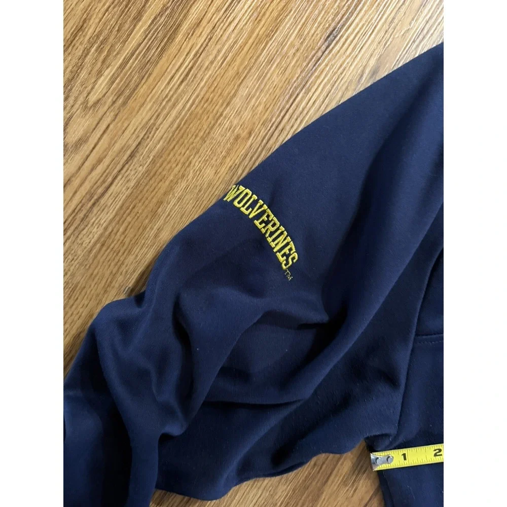Michigan Wolverines Men's Blue Champion 1/4 Zip‎ Pullover NCAA